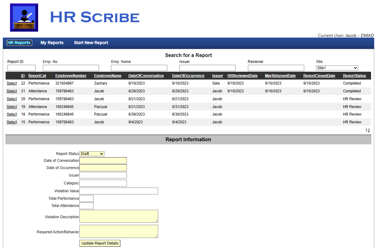 HR Scribe GUI